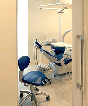 完全個室の歯科診療室